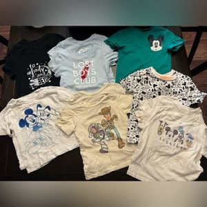Twin 4t Disney shirt lot